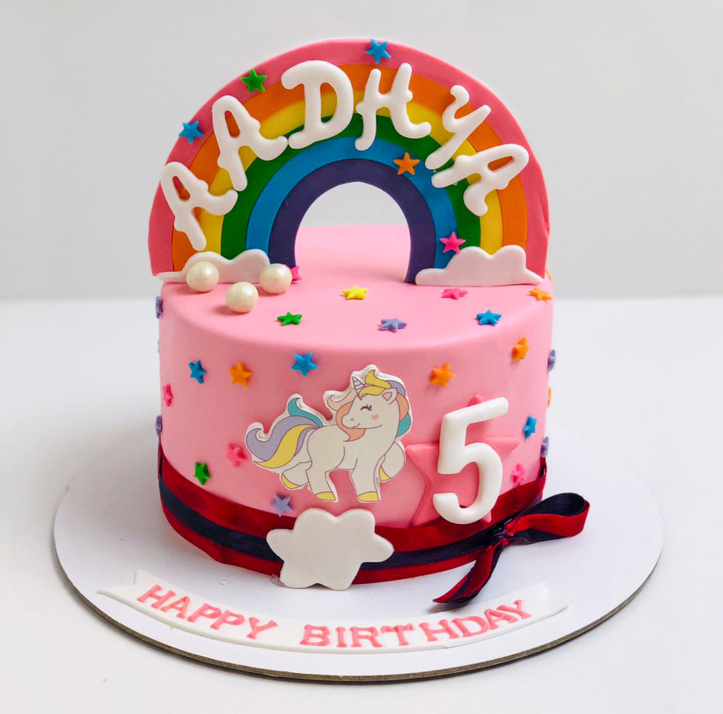 Unicorn Rainbow Cake