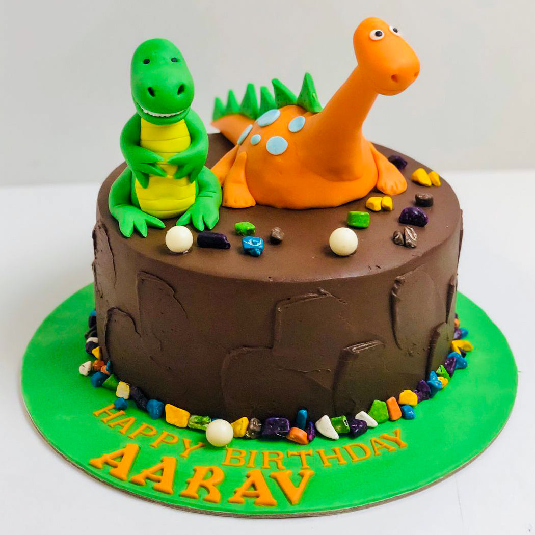 Zayne Dino - Dinosaur Cake • Dinosaur Cakes • Creme Maison Bakery Singapore