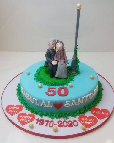 Love forever anniversary cake for parents