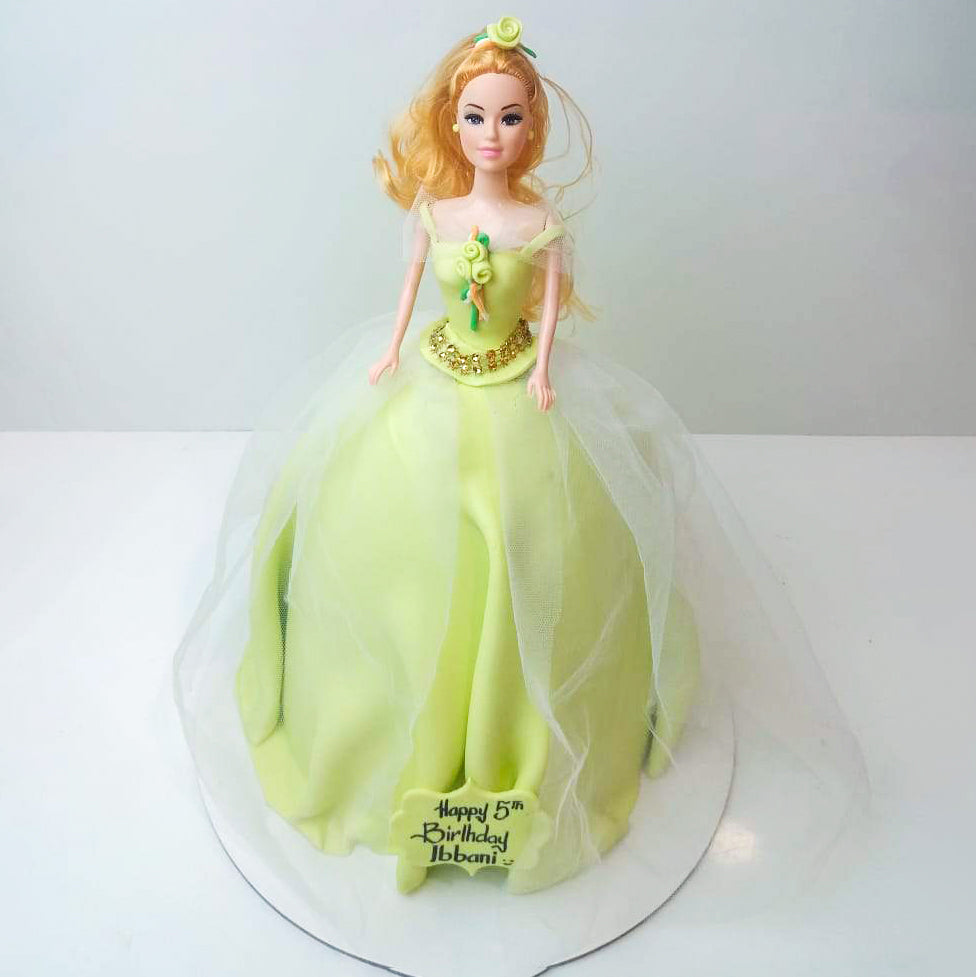 Barbie Doll (Fondant) Cake | Trivandrum Cake House | Online Cake Shop in  Trivandrum