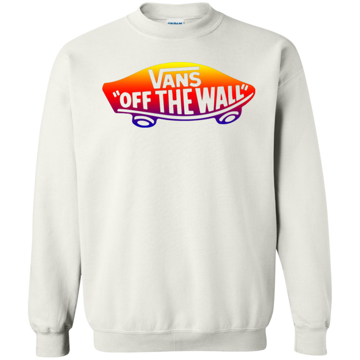 vans white sweater