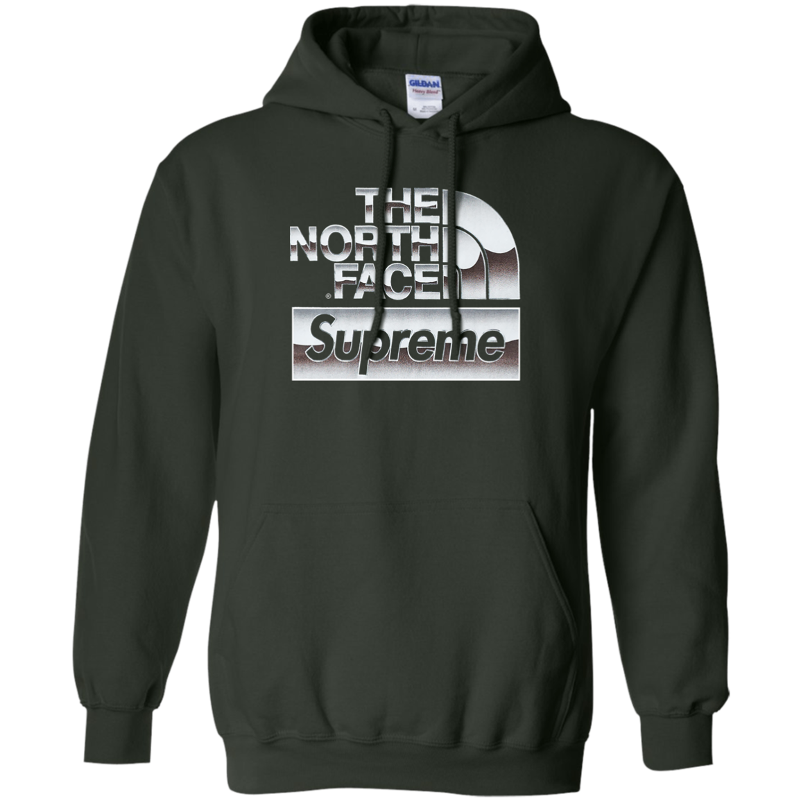 north face supreme sweatshirt