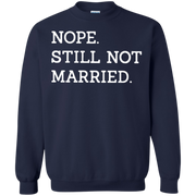 Nope Still Not Married Sweater Dark