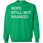 Nope Still Not Married Sweater Dark