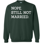 Nope Still Not Married Sweater Dark