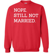 Nope Still Not Married Sweater Dark