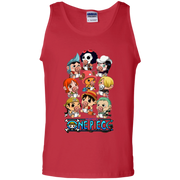 Funny Straw Hat Pirates Chibi One Piece Tank Top