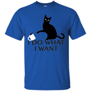 I Do What I Want Cat Shirt