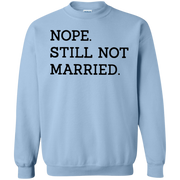 Nope Still Not Married Sweater Light