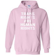 Trans Rights Are Human Rights Hoodie White