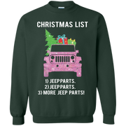 Christmas List Jeep Parts Jeep Parts More Jeep Parts Sweater