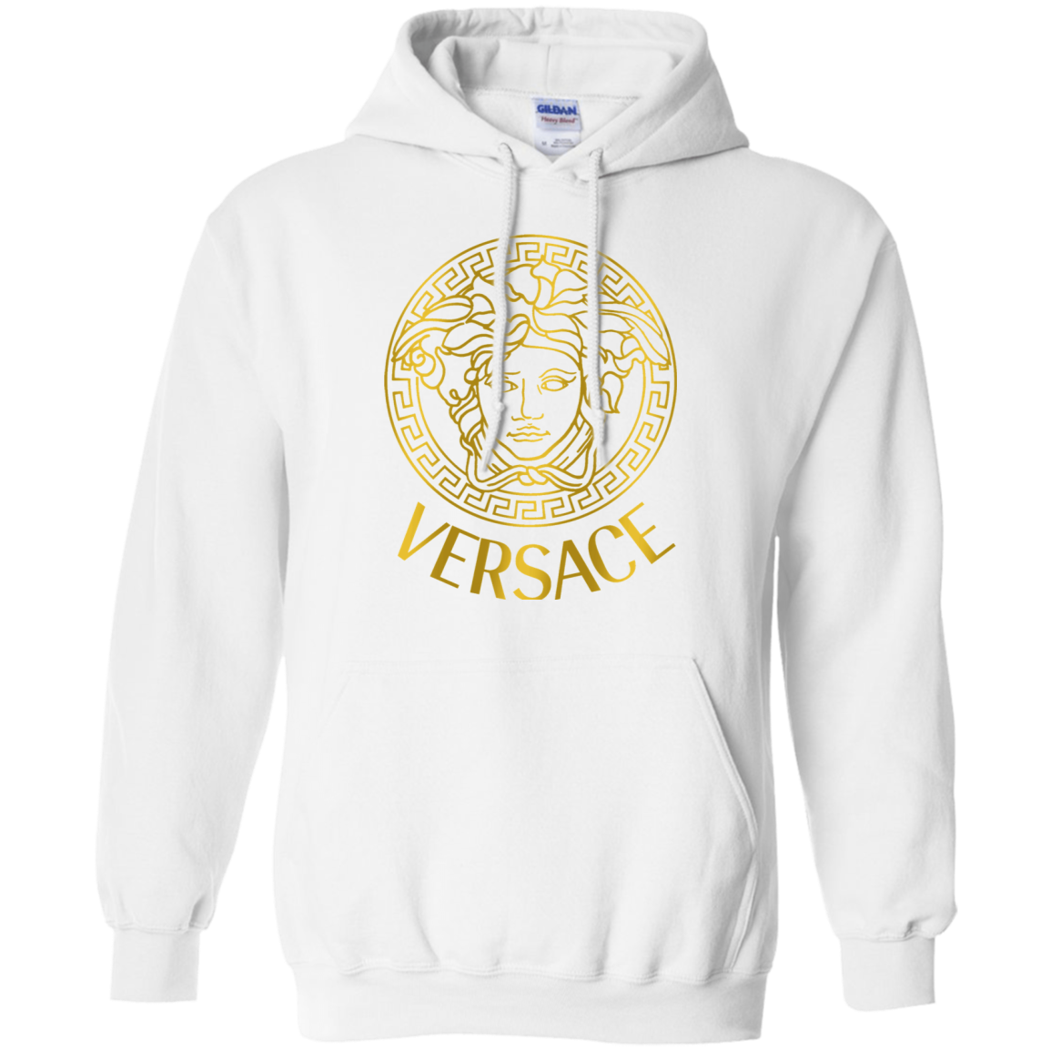versace tracksuit white and gold