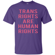 Trans Rights Are Human Rights Shirt Pink