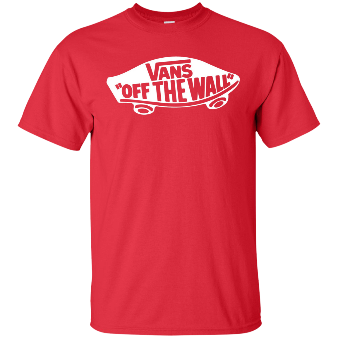 vans off the wall shirt red