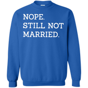 Nope Still Not Married Sweater Dark