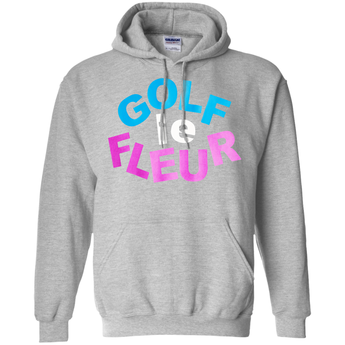 golf le fleur hoodie pink