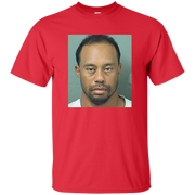 Tiger Woods Mugshot Shirt