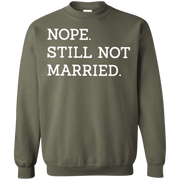 Nope Still Not Married Sweater Dark