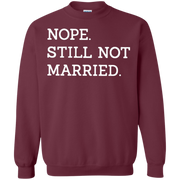 Nope Still Not Married Sweater Dark