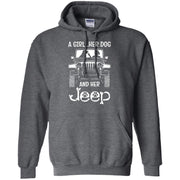 A Girl Her Dog And Her Jeep Hoodie