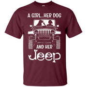 A Girl Her Dog And Her Jeep Shirt