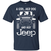 A Girl Her Dog And Her Jeep Shirt