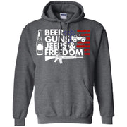 Beer Guns Jeeps & Freedom Hoodie