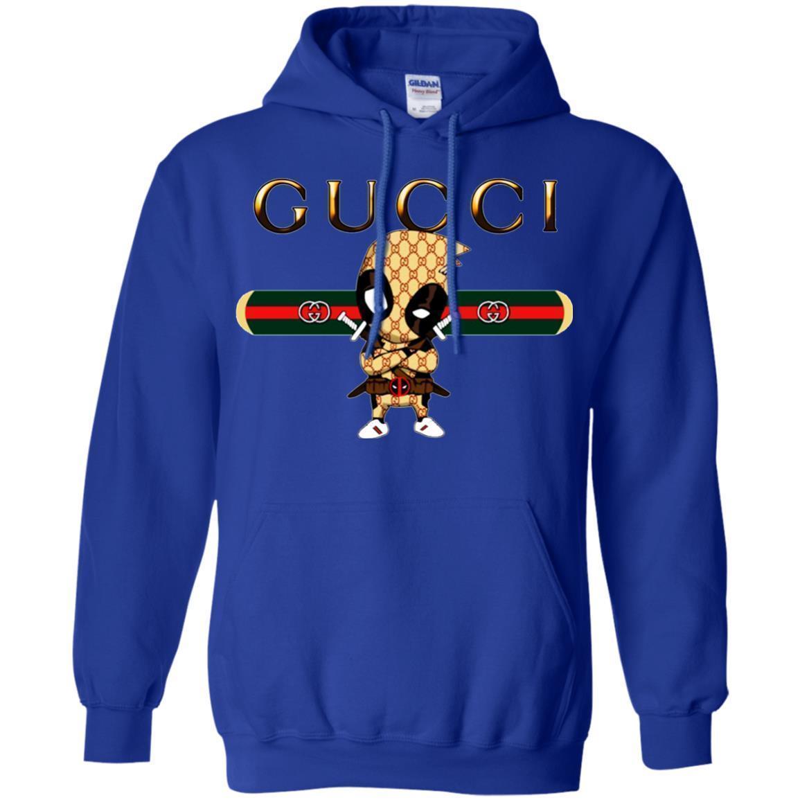 blue gucci hoodie