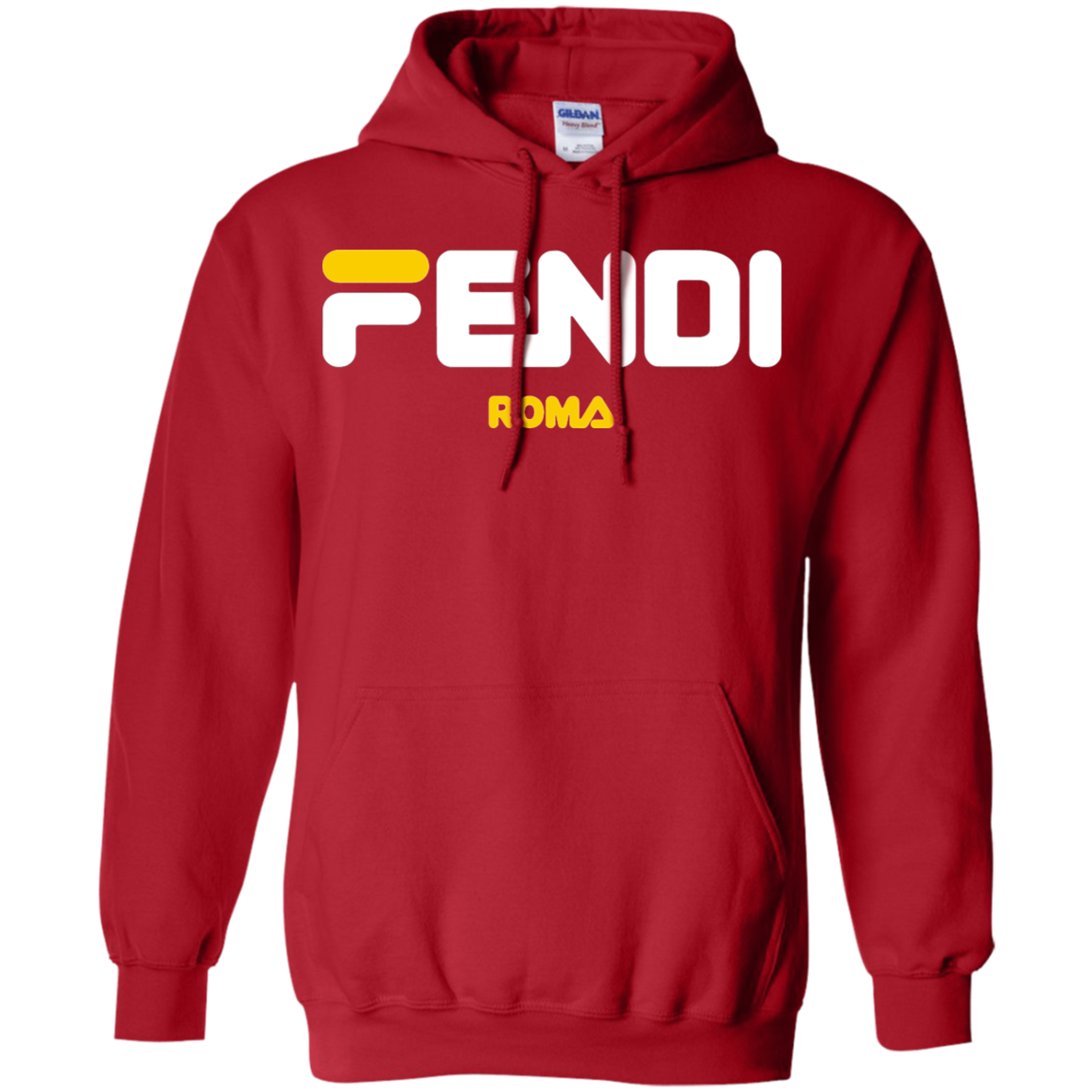 fendi hoodie red