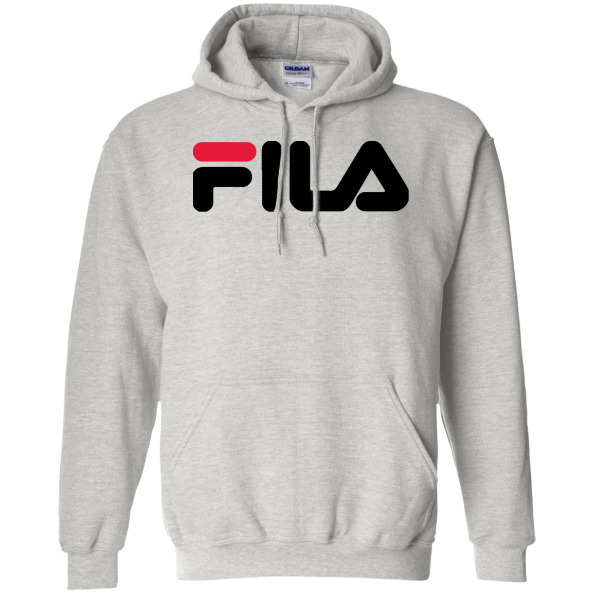 gray fila hoodie