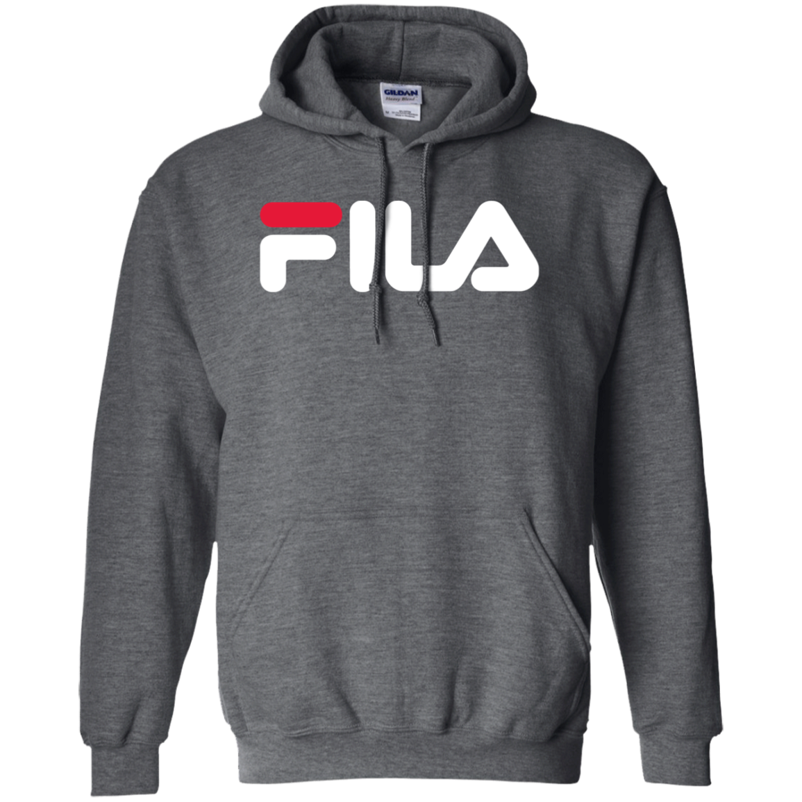 gray fila hoodie