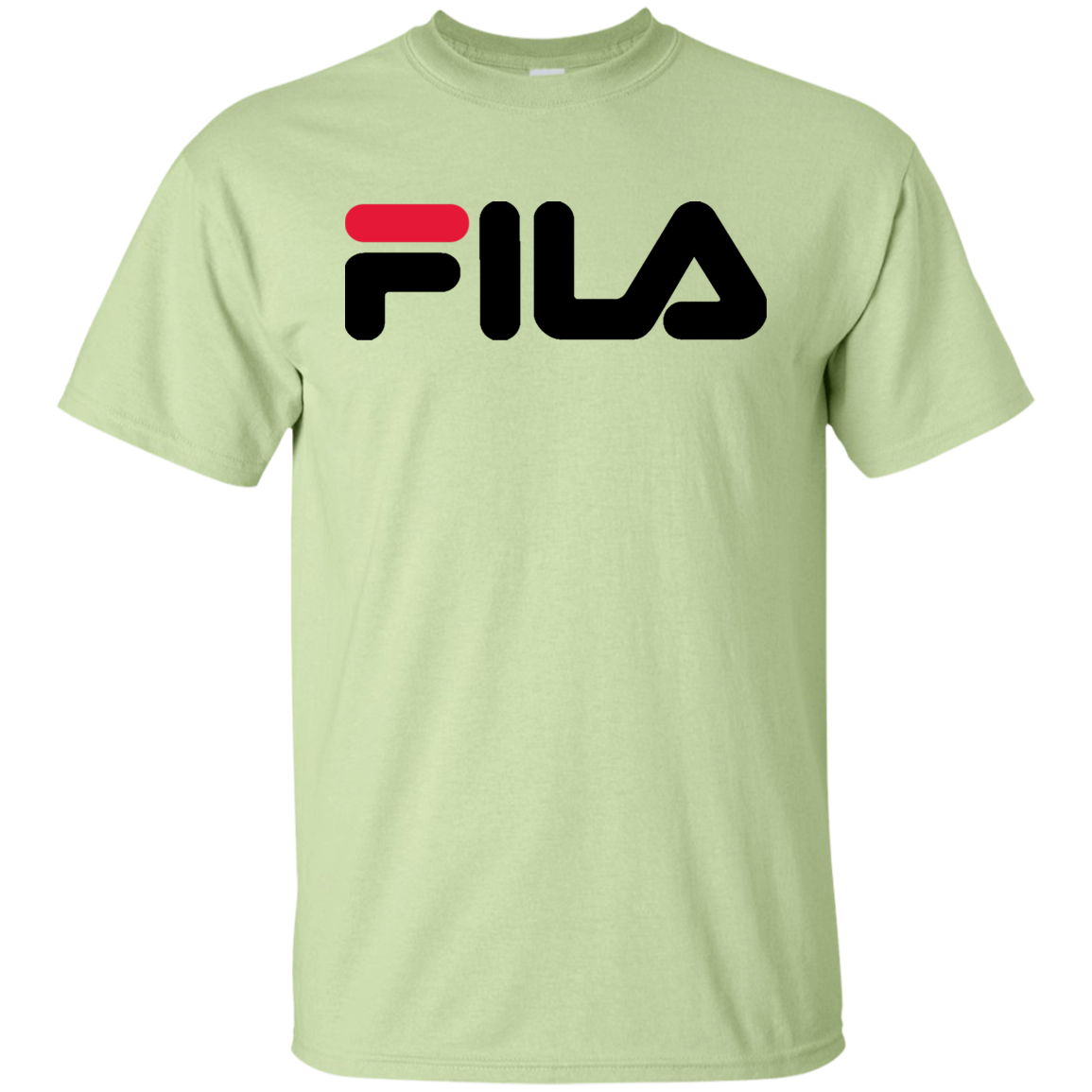 green and red fila shirt