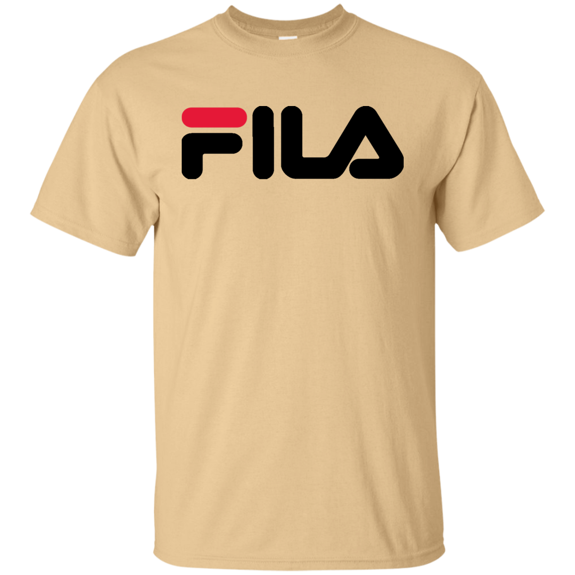 black and gold fila shirt