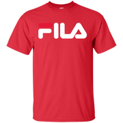 Fila Shirt Red White Logo