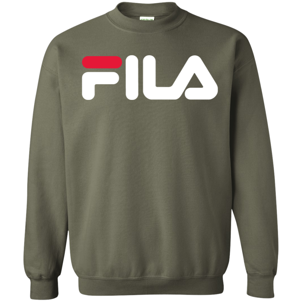 red and green fila shirt