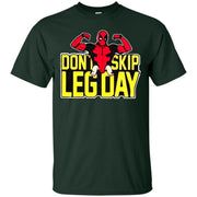 Funny Deadpool Shirt Don't Skip Leg Day