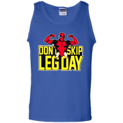 Funny Deadpool Tank Top Don't Skip Leg Day