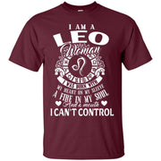 I Am A Leo Woman Birthday Shirt