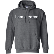 I Am A Voter Hoodie Dark Style