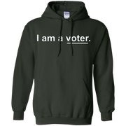 I Am A Voter Hoodie Dark Style