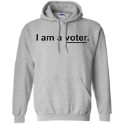 I Am A Voter Hoodie White