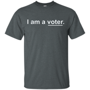 I Am A Voter Shirt Dark Style