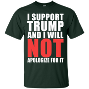 I Support Trump And I Will Not Apologize For It Shirt