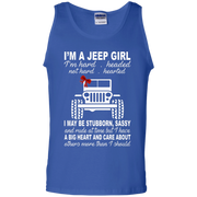 I'm A Jeep Girl I'm Hard Headed Not Hard Hearted Tank Top