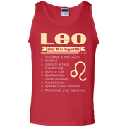 Leo Zodiac Signs August Birthday Tank Top