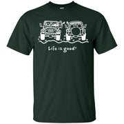 Life Is Good Jeep Shirt For Couple