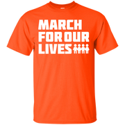 March For Our Lives Shirt White Text Style