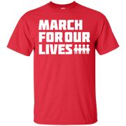 March For Our Lives Shirt White Text Style