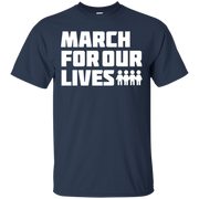 March For Our Lives Shirt White Text Style