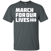 March For Our Lives Shirt White Text Style